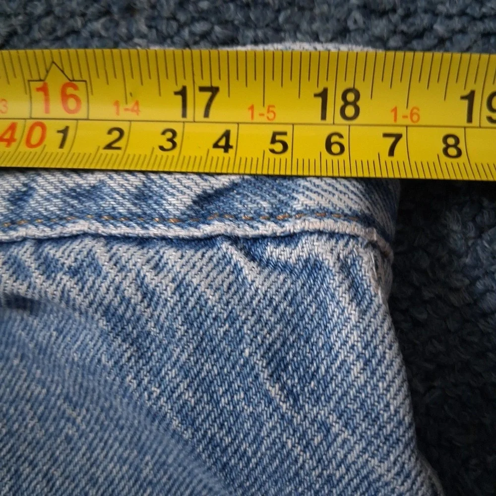 Vtg Anchor Blue Beyond Baggy Jeans Men 38 X 30 Fits 36